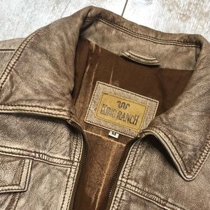 king ranch leather jacket